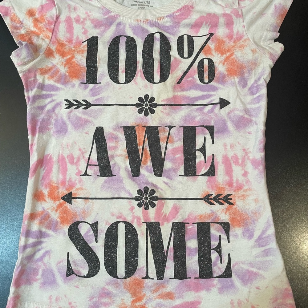 Colorful Tie-Dye Kids Tee with Fun Print